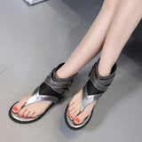 Women's Slope Sandals Summer 2024 New High-Top Women's Shoes With Heightened Herringbone Toe Roman