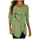 Women Casual Long Sleeve O Neck Button Irregular T Shirt Spring Vintage Loose Shirt Oversize 2XL Tee Shirt Oversized Tops