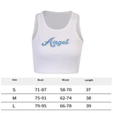 camis street romantic Lace up sleeveless croptop leisure Vacation slim tank top 2020 club wear Nibber hollow out