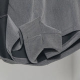 The Quality Is Very Good Short Small Open Fork Half-Dress Trousers Female Commute High-Waist Temperament Thin A-Character Suit Skirt