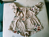 Style Playsuit Floral Print Sexy Rompers Short Overalls Top Macacao Feminino Women Clothes Casual Summer Beach