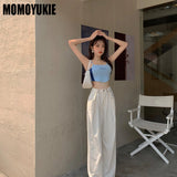 Loose Jeans For Women High Waist Stretch Wide Leg Femme Trousers Casual Comfort Denim Mom Pants Washed Jean
