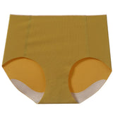 Seamless Panties for Women High Waist Sexy Lingerie Women's Underwear Invisible Briefs Soft Solid Color Underpants Plus
