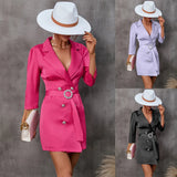 Zingj Women's Wear Station Autumn Seven-Minute Sleeve Suit Group