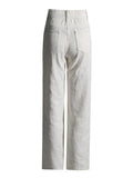 Spring And Autumn New Trend Broken Hole Mesh Splicing Straight Pants Design Sense Jeans