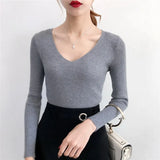 Women Sweaters And Pullovers 2021 Autumn Winter Knitted Warm Women Jumper Slim Stretch Sweater Female Pink Pull