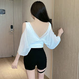 summer Gothic High Waist Shorts Women Clothing Slim Skinny Sexy Black Bottoms Wear Side Slit Punk Short Femme