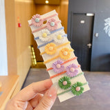 Children Cute Cartoon Fruit Elastic Hair Bands Girls Baby Lovely Rubber Bands Ponytail Holder Kids Hair