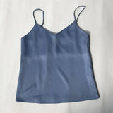 Green Camisoles Woman Sleeveless Tops Summer Tops Imitation silk Elegant vest Solid Color