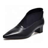 Zingj High Heels Women's Shoes 2023 Autumn And Winter New Deep-Mouth Single Shoes Minority Personality Loose