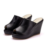 Cm Fish Mouth Slope With Large-Size Cool Slippers Waterproof Table Sandals Roman Sandals New