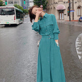 Zingj Female In 2024 Summer New French Retro Waist Show Thin Temperament Design Sense Of Niche Shirt Skirt-Outfit
