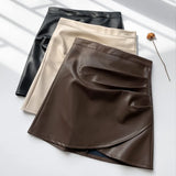 Temperament Sweet Babes Lace Folded Short Skirt Women's Summer Design With Thin Belt Seat Pants Cake A