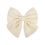 Pcs/lot Cute Solid Cotton Hair Bows With Clip For Girls Hair Clips Handmade Hairpins Barrettes Headwear Kids Hair