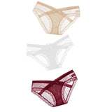 Women Lace Panties Seamless Panty Breathable Briefs For Women Hollow Out Low Waist Transparent Underwear Intimates