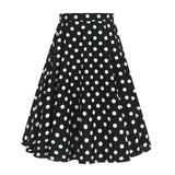 Animal Leopard Retro Vintage 50s Skirt Women Ladies A Line Midi Floral Print 2022 Sexy High Waist Swing Pinup