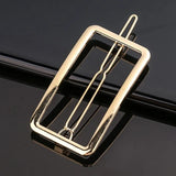 Metal Love Heart Hair Clip Elegant Star Round Barrette for Women Girls Sweet Hairpins Barrettes Hair