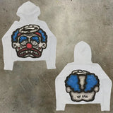 Men's Hoodie Y2K Original Hip-Hop Cartoon Graphic Print Pullover Fashion Leisure Loose Sports Shirt