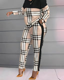 Fashionable Autumn And Winter Women's Casual Comfortable Printed Long-Sleeved Trousers