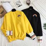 Women O-Neck Kawaii Harajuku Printed Long Sleeve Christmas Gifts Womens Korean Ulzzang Sweatshirt All-match Thicker