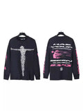 Star Long-Sleeved T-Shirt Men's Ins Street Fashion T-Shirt Autumn And Winter Loose Casual Pure Cotton Bottom