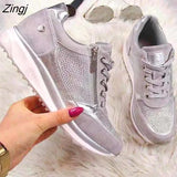 Women's Wedges Sneakers Vulcanize Shoes Sequins Shake Shoes Fashion Girls Sport Shoes Woman Sneakers Shoes Woman
