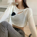 Zingj A Thin, Empty, Long-Sleeved Sunscreen Shirt, A Girl Who Is Short And Hot In Summer Wants To Beware Of The Trend Of Wearing Blouses Outside The