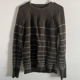 Striped Ribbed Pullover Knit SweaterOutfit
