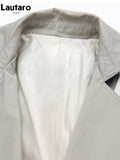 Spring Autumn Long Loose Casual Trench Coat for Women Sashes Fake 2 Piece Luxury Designer Clothes Korean Fashion