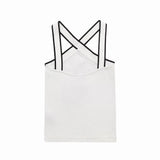 Repair Summer New Women's Cross-Sling Vest Bump Color