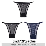 Transparent Floral Lace Panties Women Low-Waist Underpant Hollow Out Thong Female G-String Underwear Lingerie