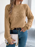 Shooting 2025 Solid Color Hollow Lantern Long-Sleeved Jacket Sweater Halloween Women's