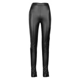 Casual Pants Small Feet Pants Women Warm Trousers Sexy Tight-Fitting Ladies Stretch High-Waist Pants Fashion Pure