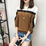 2021 Autumn Winter Long Sleeve T shirt Women Tops Tshirt Women T-shirt O-neck Loose Cotton Tee Shirt Femme Plus