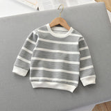 Years Spring-Fall T shirt Striped Long Sleeve Pullovers Baby Clothes Toldder Shirt Bottoming Shirt For Boys