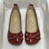 Fairy Sweet Cool Design Mary Treasure Shoes 2025 New Net Red Bow Outside Wearing Round Head Single
