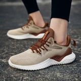 Men's Sports Shoes 2025 New Casual Flying Weaving Breathable Spring Light Soft Bottom Youth Korean Version Of Running