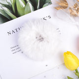 New Winter Plush Scrunchies Women Girls Imitation Mink Elastic Hair Rubber Bands Accessories Tie Hair Ring Holder