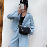 Ladies Nylon Underarm Crossbody BagOutfit