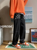 Women Loose Vintage Pants Girl Fashion Harajuku Baggy Jeans Casual Funny Clothing Ins Gothic Trousers Summer Straight