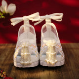 Zingj Style Embroidered Shoes Women's Net Shoes Summer Women Pedal Retro Fashion Hanfu Shoes Mesh Old Cloth