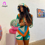 Women Skinny Playsuits Plaid Long Sleeve Button Up Shorts Jumpsuits 2022 Summer Sexy Night Club Party One Piece