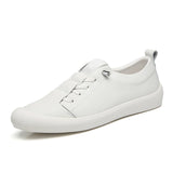 New Leather Bean Shoes For Men's Casual Driving Shoes Soft Sole Fashion Cover Foot Versatile Lazy Shoes