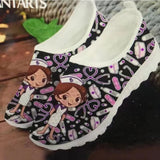 New Breathable Nurse Shoes Doctor Shoes Net Running Shoes Casual Breathable Sports Women's Shoes Flat