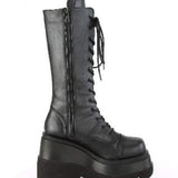 Gothic Style Long-Sleest Locomotive Rider Boots But Knee-High Boots