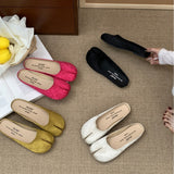 Shoes Women In The Spring Of 2025 New Retro Baotou Slippers Flat Bottom To Wear A Foot Pedal Single