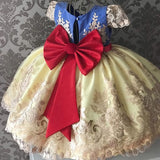 Dress Girls New Year Costume Kids Dresses for Girls Ceremony Gown Dress 4-10T Elegant Girl Princess Dress Prom