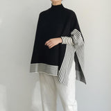 Knitted Shawl Thicken Sweater In Autumn/Winter 2025 To Keep Warm Wool Mantle Japanese And Korean Temperament Coat