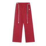 Zingj Jazz Dance Hip Hop Sports Pants Female Autumn And Winter Straight Loose Hip-Hop Lovers Wide Leg