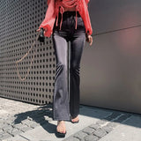 high waist Slim flare leggings 2021 autumn winter women fashion sexy bodycon trousers club